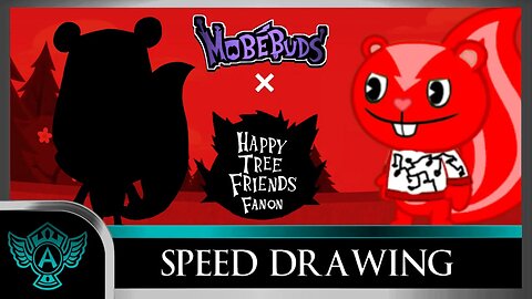 Speed Drawing: Happy Tree Friends Fanon - Algorithm | Mobebuds Style