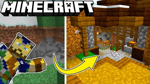 I Built an CUSTOM Mineshaft in Minecraft 1.19 Survival Let's Play