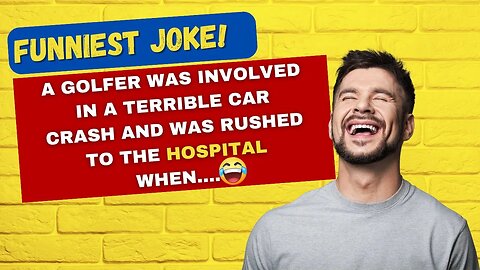 TODAY'S FUNNIEST JOKE 🤣 The golfer was rushed to the hospital when... #jokes #laughing #ajokeaday