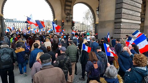 Manifestation "Destitution de Macron, nos retraites, nos libertés" - 25/03/2023 - Palais Royal Paris