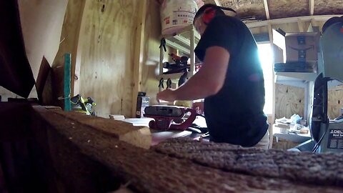 Working In The Fully Off Grid Wood Shop All Day