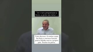 Lula gostava de viajar o mundo falando mal do Brasil