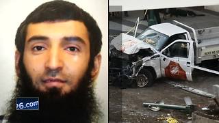 Truck attack suspect is charged with terrorism offenses