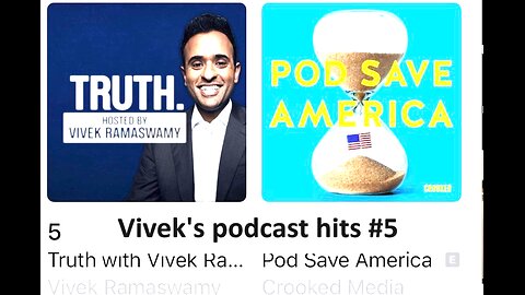 Vivek’s Truth Podcast already in top 5