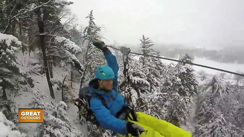 The Great Outdoors: Winter Zip Lining