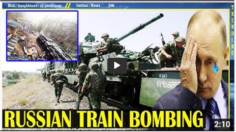 PUTIN stunned as Ukraine destroyed armored train carrying weapons and Russian soldiers