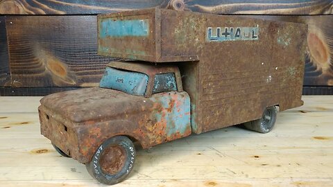 Nylint Uhaul Box Truck Restoration restore antique vintage rusty JoeDIY makeover