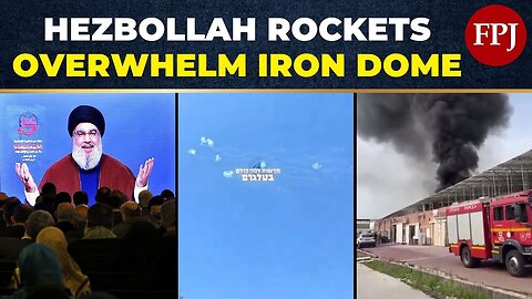 Iron Dome Fails: Viral Video Shows Hezbollah's Rocket Barrage on Israel