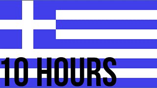 [10 HOURS] of Greece Flag waving in the wind