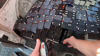 Scrap Yard Lead Acid Batteries & Give Away