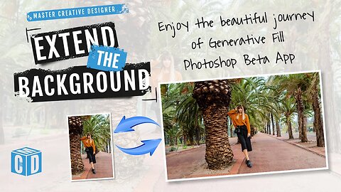 Generative Fill Easily Extend background in Photoshop Beta App