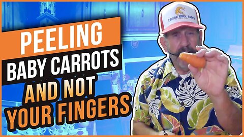 Peeling Little Carrots NOT your Fingers