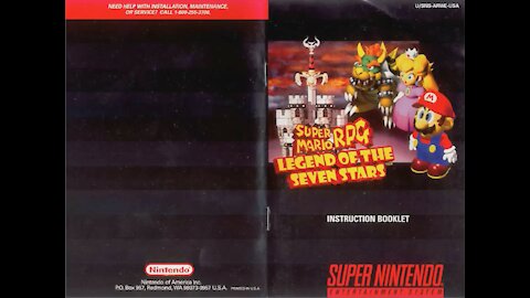Super Mario RPG: Legend of the Seven Stars - Game Manual (SNES) (Instruction Booklet)