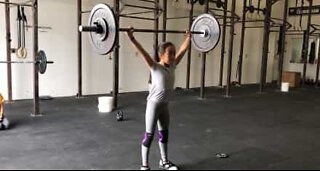 12-year-old girl lifts equivalent of baby hippo