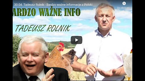 WAŻNE! Kaczyński dogadał się z globalistami i zarzyna polskie rolnictwo!