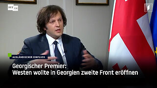 Georgischer Premier: Westen wollte in Georgien zweite Front eröffnen