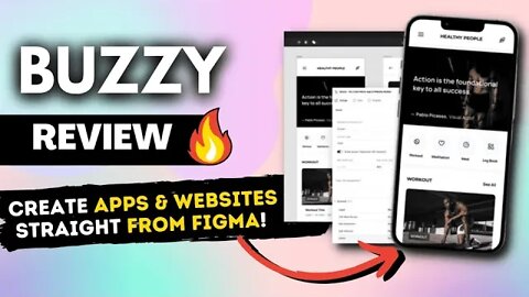 Buzzy Review, Demo + Tutorial – Create Working Apps & Websites Straight From Figma Designs!🔥