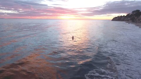 Sunset Christmas Walk, Santa Barbara