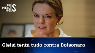 Desesperada, Gleisi vai à PGR contra Bolsonaro por suposto racismo