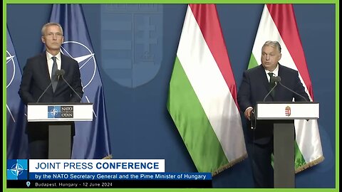 NATO Secretary General with the Prime Minister of Hungary 🇭🇺 Viktor Orbán PREVOD SR