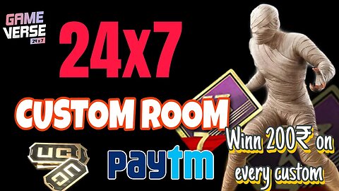 BGMI Live Custom Room | Paytm & Uc Giveaway | Unlimited Custom Room Live | BGMI Live