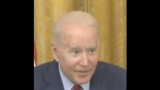 Biden suddenly starts whispering