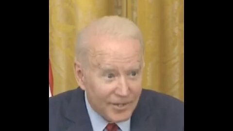 Biden suddenly starts whispering