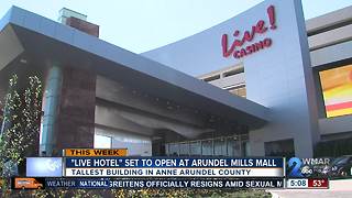 Live Hotel set to open in Arudel Mills Mall