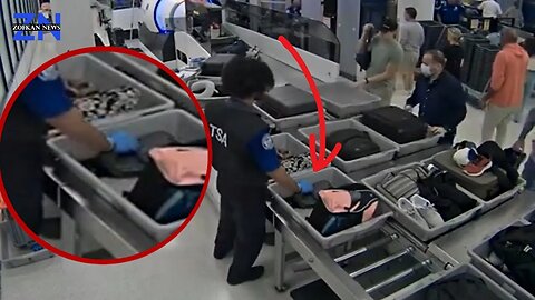 Airport Security Caught Stealing from Passengers