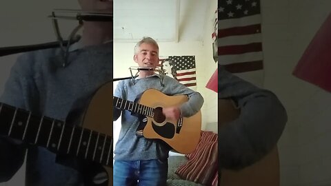 Andrew Brady practices a Miley Cyrus song in the style of Bob Dylan ✌️🇺🇸🇮🇪🎸✌️