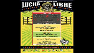Skinny Luchador -vs- Black Mask Luchador at Tacos and Tamales Festival 2023 in Las Vegas , Nevada