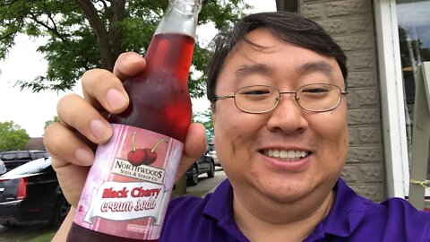 Michigan-made Northwoods Soda Black Cherry Cream Soda Taste Test