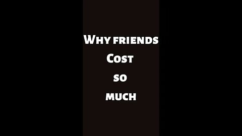 The True Cost of Friends #shorts