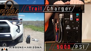 Omega Trail Charger 4500psi Portable Air Compressor
