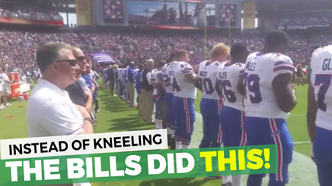 Buffalo Bills Players Show True Class Before National Anthem