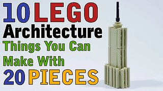 10 Architecture Things You Can Make With 20 Lego Pieces