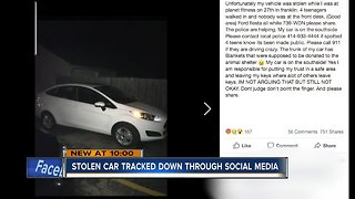 Social media helps track down stolen car in Milwaukee