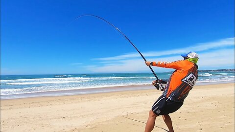 Fishing from the beach in GREAT CONDITIONS with a disappointing result! I expected way MORE FISH!