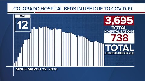 GRAPH: COVID-19 hospital beds in use as of May 12, 2020