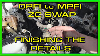 1990 Civic Wagon D16 ZC Swap Finishing up the details