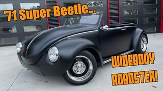 We Built A Custom Widebody '71 Volkswagen Super Beetle Roadster!