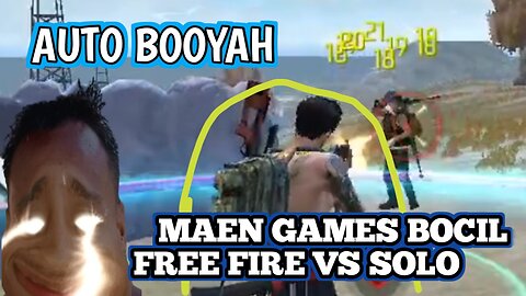 Playing the free fire game for the first time Makes you laugh, fails to sway