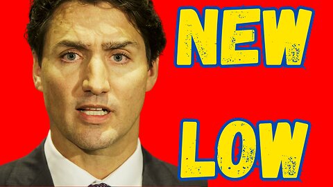 Justin Trudeau hits HISTORIC low