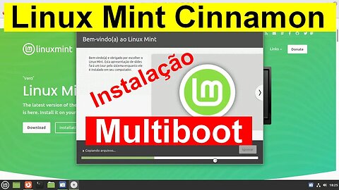 ACOMPANHE TODOS OS PASSOS da Instalação do Linux Mint Cinnamon MultiBoot Windows e Outras Distros