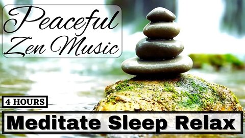 ✧ STRESS RELIEF ✧ ZEN MUSIC Japanese 4 Hours Meditation, Stress Relief, Sleep Sounds, Anxiety Relief