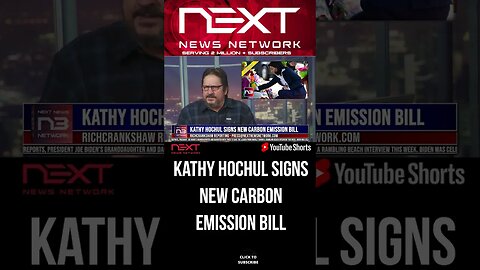 Kathy Hochul Signs New Carbon Emission Bill #shorts