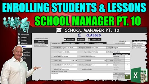 Learn How To Create & Schedule Unlimited Lessons & Easily Enroll Students [School Manager Pt. 10]