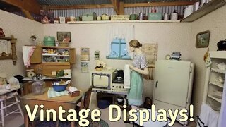 Vintage Displays at the Lake Region Threshers Show in Dalton Minnesota