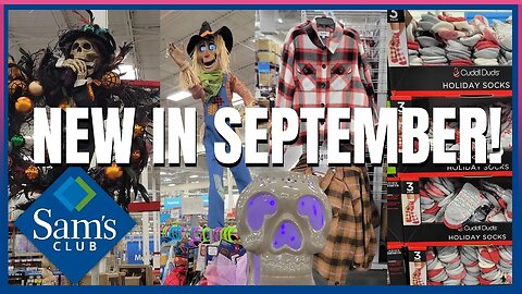 What's NEW FOR HALLOWEEN at SAM'S CLUB! | HUGE SCARECROW ANIMATED WREATH | #samsclub