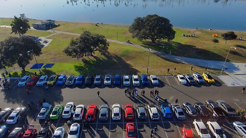 Blasian Babies DaDa Discovers Honda Acura Car Club Meeting De Anza Cove Park Skydio 2+ Drone View!